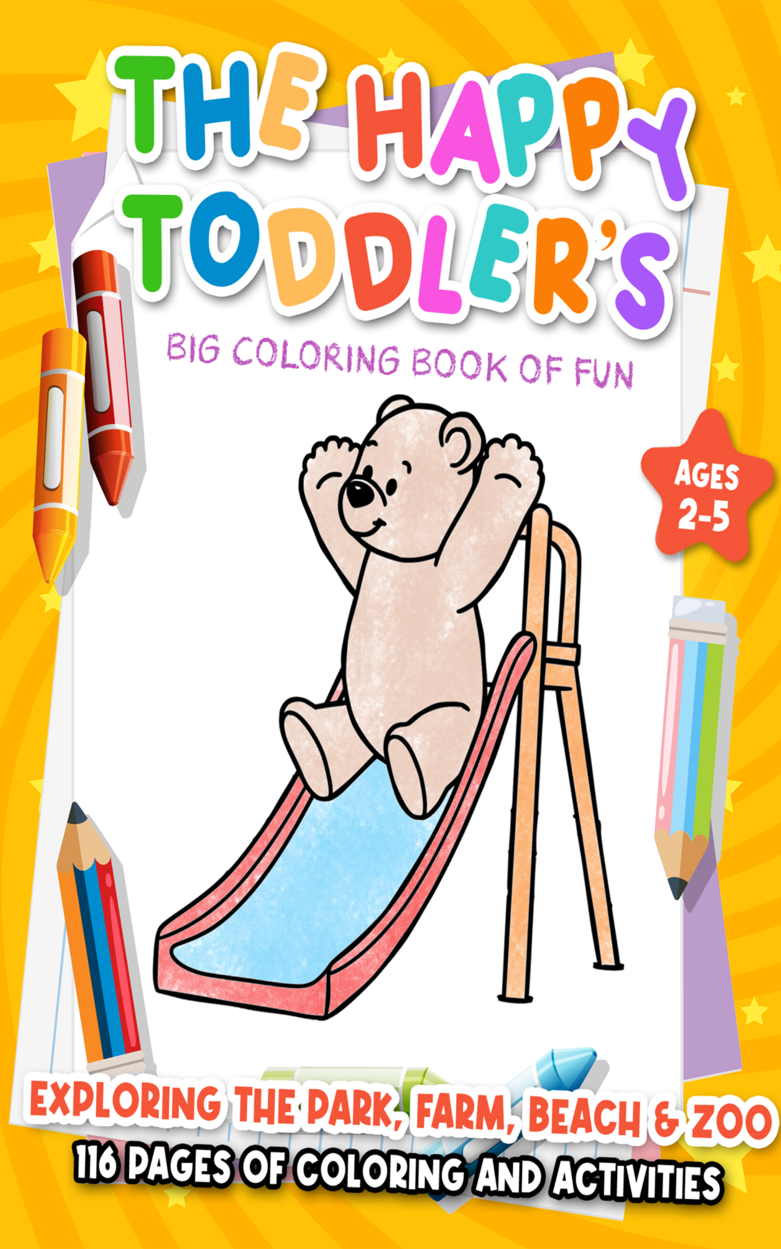 Bear on slide