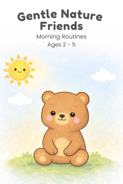 A teddy bear sitting in the grass with the sun and clouds above.